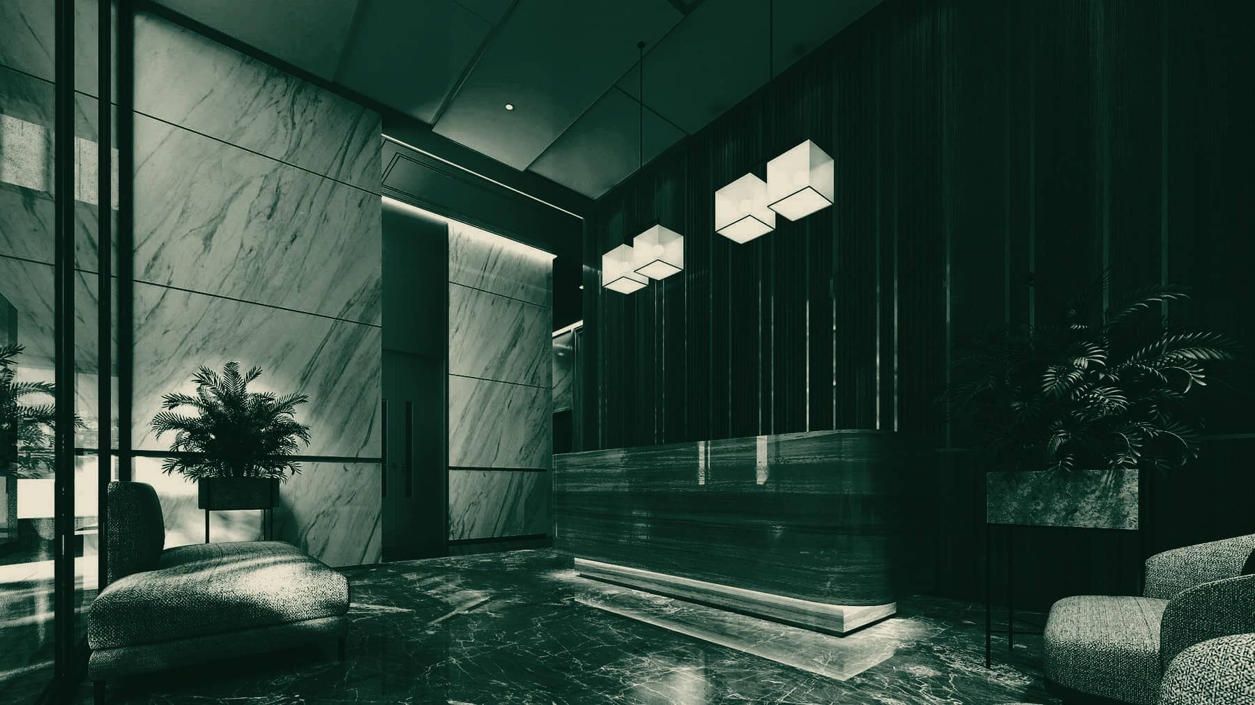 A refined corporate reception